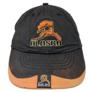 Alaska Slideback Baseball Cap Black OS Adjustable Arctic Circle Enterprises Inc.